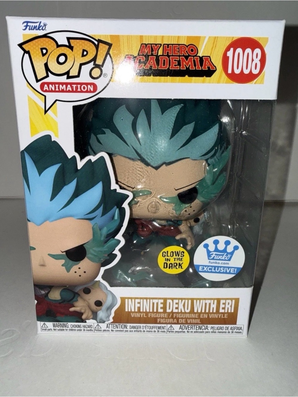 Funko Pop! Animation Infinite Deku with Eri #1008 - Funko Shop Exclusive Glow